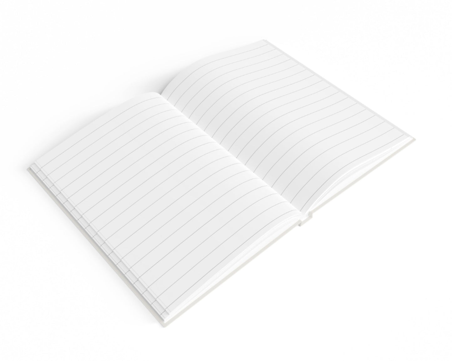 Christian prayer journal with 128 ruled pages. Faith based 5x7 matte journal. 