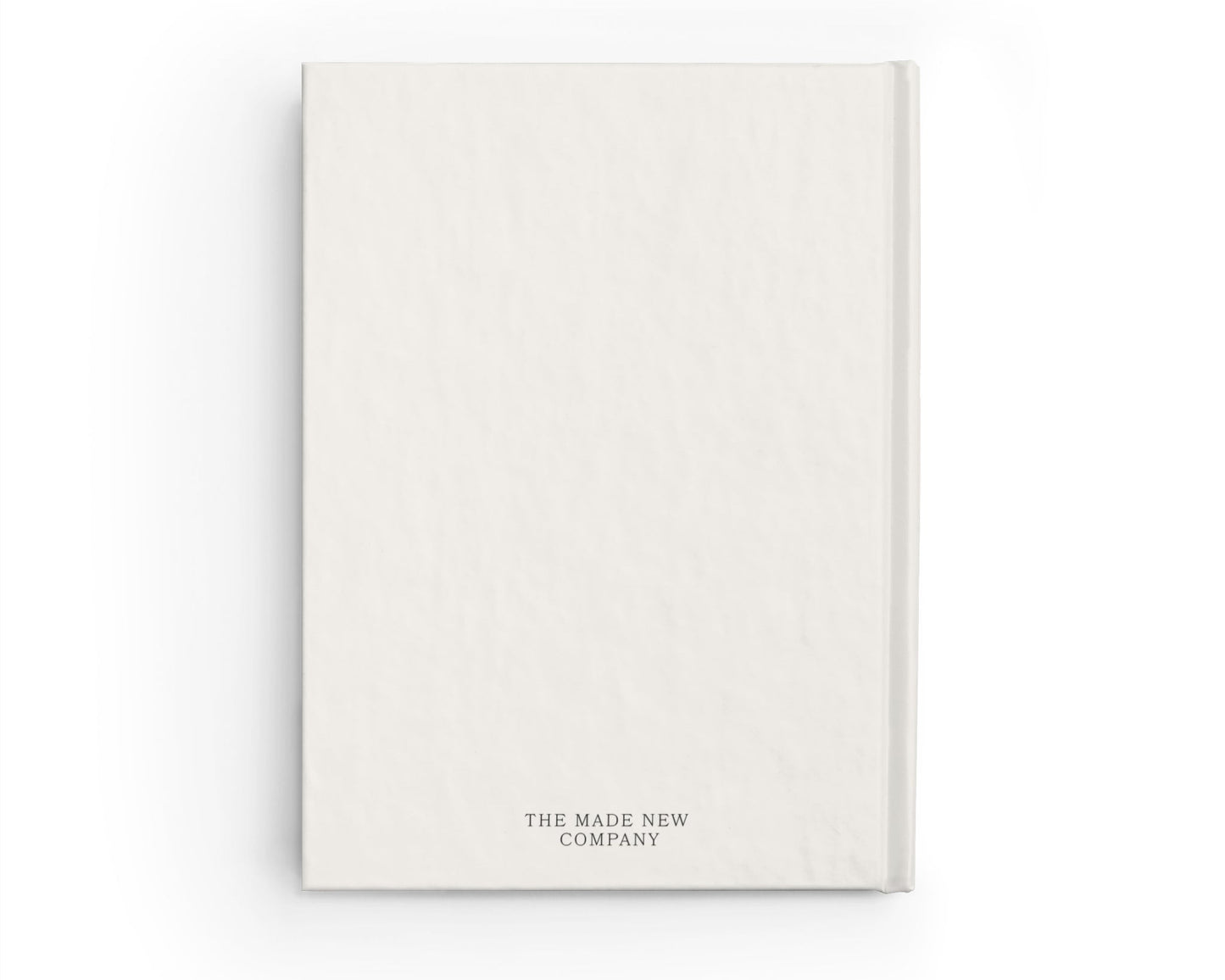 Neutral cream 5x7 Christian prayer journal with matte laminated cover in neutral cream with black text reading "In Christ Alone".