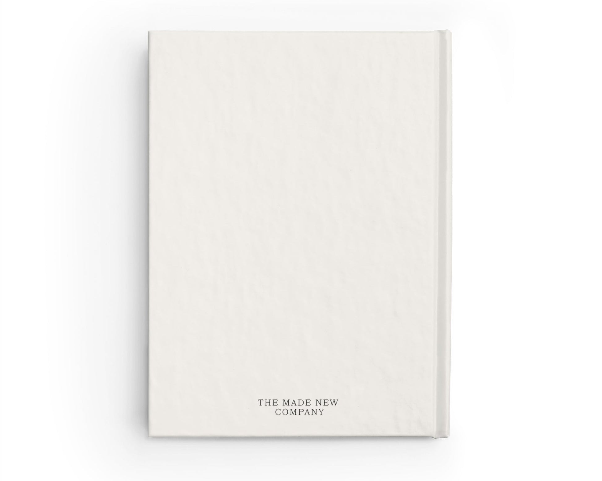 Neutral cream 5x7 Christian prayer journal with matte laminated cover in neutral cream with black text reading "In Christ Alone".